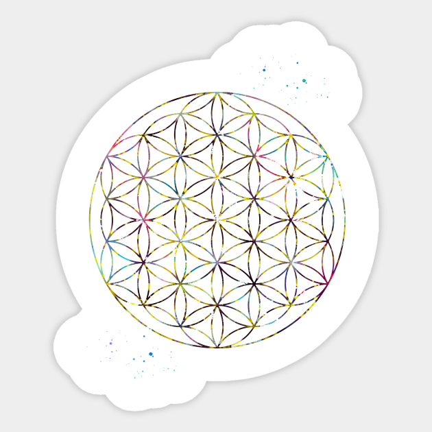 Flower of Life Sticker by erzebeth